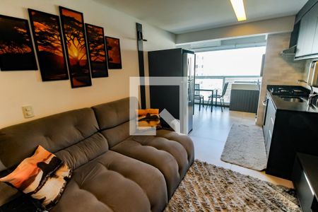 Sala de apartamento para alugar com 1 quarto, 40m² em Vila Andrade, São Paulo