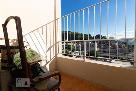 Varanda da sala de apartamento para alugar com 2 quartos, 83m² em Rocha, Rio de Janeiro