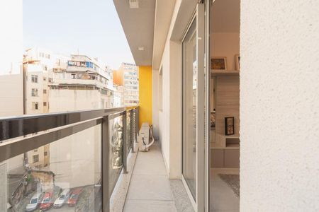 Apartamento à venda com 45m², 1 quarto e sem vagaVaranda