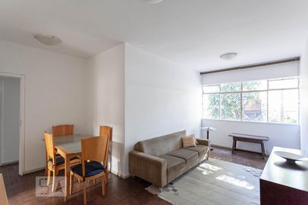 Sala de apartamento à venda com 3 quartos, 91m² em Funcionários, Belo Horizonte