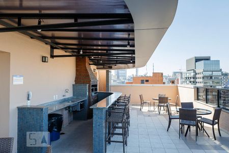 Apartamento para alugar com 43m², 1 quarto e 1 vaga Apartamento para alugar com 43m², 1 quarto e 1 vagaÁrea comum - Churrasqueira