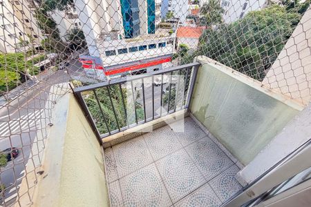 Varanda da Sala de apartamento para alugar com 1 quarto, 62m² em Aclimação, São Paulo