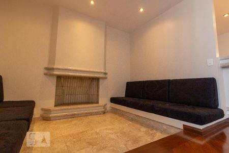 Sala - Lareira de apartamento à venda com 4 quartos, 270m² em Campo Belo, São Paulo