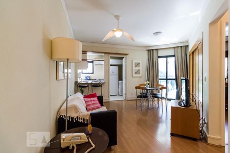 Sala de apartamento para alugar com 2 quartos, 60m² em Paraíso, São Paulo