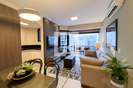 Sala de apartamento para alugar com 1 quarto, 48m² em Itaim Bibi, São Paulo