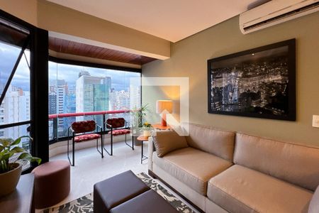 Sala de apartamento para alugar com 1 quarto, 48m² em Itaim Bibi, São Paulo