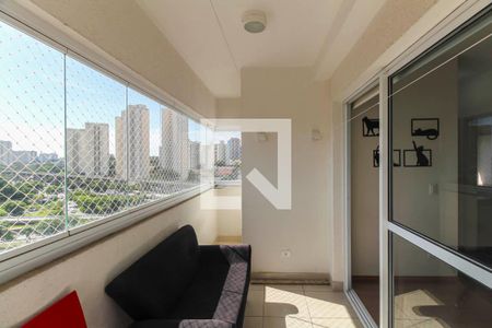Varanda da Sala de apartamento para alugar com 2 quartos, 56m² em Vila Prudente, São Paulo
