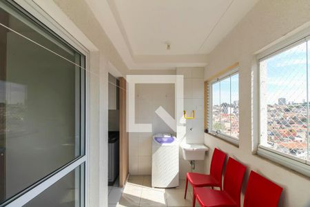 Varanda da Sala de apartamento para alugar com 2 quartos, 56m² em Vila Prudente, São Paulo