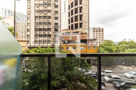 Varanda de kitnet/studio para alugar com 1 quarto, 18m² em Centro, São Paulo