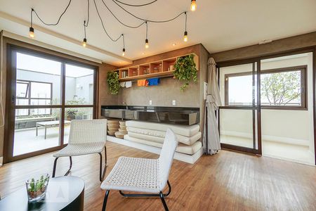 Apartamento para alugar com 40m², 1 quarto e 1 vaga Apartamento para alugar com 40m², 1 quarto e 1 vagaEspaço churrasqueira