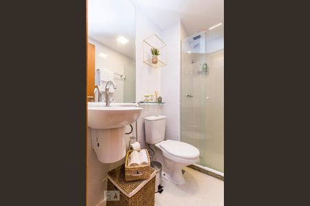Banheiro Social de apartamento para alugar com 2 quartos, 86m² em Botafogo, Rio de Janeiro