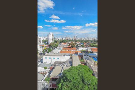 Vista sala  de apartamento à venda com 1 quarto, 60m² em Indianópolis, São Paulo