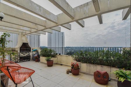 Varanda Gourmet de apartamento à venda com 4 quartos, 340m² em Vila Sofia, São Paulo