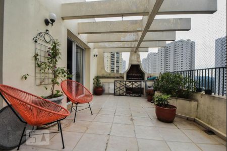 Varanda Gourmet de apartamento à venda com 4 quartos, 340m² em Vila Sofia, São Paulo