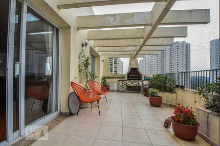 Varanda Gourmet de apartamento à venda com 4 quartos, 340m² em Vila Sofia, São Paulo