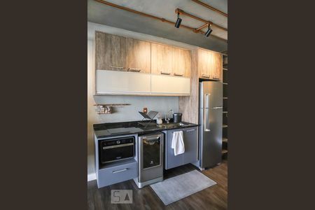 Cozinha de kitnet/studio para alugar com 1 quarto, 40m² em Consolação, São Paulo