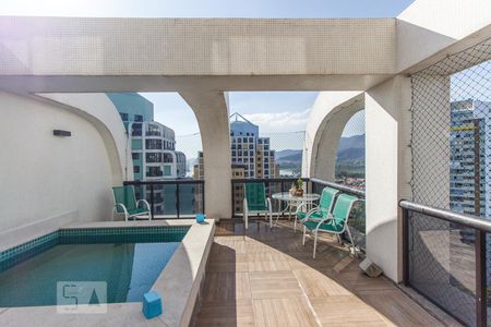 Vista Sala de apartamento à venda com 3 quartos, 240m² em Barra da Tijuca, Rio de Janeiro