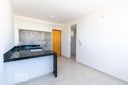 Sala / Cozinha de apartamento para alugar com 1 quarto, 40m² em Ouro Preto, Belo Horizonte