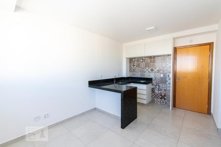 Sala / Cozinha de apartamento para alugar com 1 quarto, 40m² em Ouro Preto, Belo Horizonte