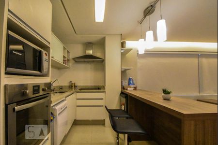 Cozinha de kitnet/studio para alugar com 1 quarto, 40m² em Brooklin Paulista, São Paulo