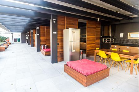 Apartamento à venda com 70m², 1 quarto e 1 vagaChurrasqueiras