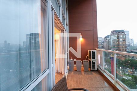 Varanda de apartamento à venda com 1 quarto, 84m² em Vila Gertrudes, São Paulo