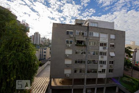Vista da Sala de apartamento à venda com 1 quarto, 40m² em Petrópolis, Porto Alegre