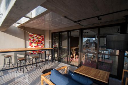 Studio à venda com 29m², 1 quarto e sem vagaSalao de festas