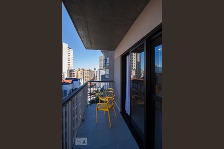 Varanda de kitnet/studio à venda com 1 quarto, 29m² em República, São Paulo