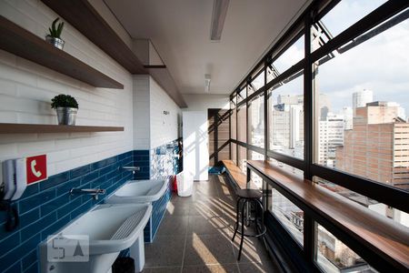 Studio à venda com 29m², 1 quarto e sem vagaLavanderia