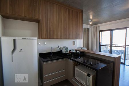 Studio à venda com 29m², 1 quarto e sem vagaCozinha