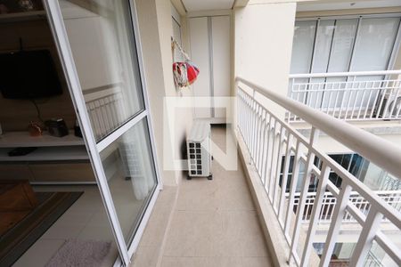 Varanda da Sala de apartamento para alugar com 1 quarto, 40m² em Jardim Ampliação, São Paulo