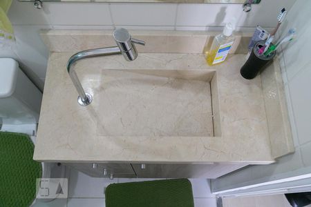 Detalhe do banheiro  de apartamento para alugar com 1 quarto, 30m² em Cambuci, São Paulo