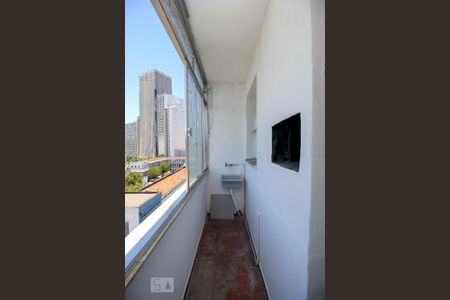 Varanda do Quarto de kitnet/studio para alugar com 1 quarto, 28m² em Centro, Rio de Janeiro