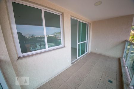 Varanda da sala  de apartamento à venda com 3 quartos, 100m² em São Francisco, Niterói