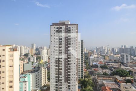 Vista da Sala e Sacada de apartamento para alugar com 1 quarto, 38m² em Barra Funda, São Paulo