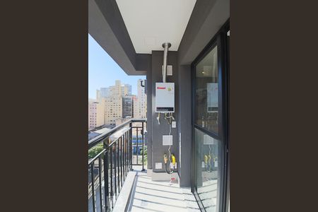 Varanda de kitnet/studio à venda com 1 quarto, 26m² em Campos Elíseos, São Paulo