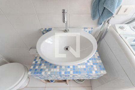 Banheiro de kitnet/studio à venda com 1 quarto, 30m² em Bela Vista, São Paulo