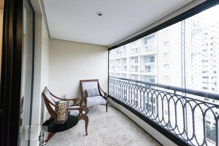 Varanda da Sala 1 de apartamento para alugar com 3 quartos, 116m² em Moema, São Paulo