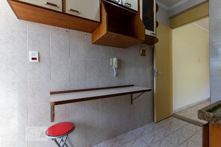Cozinha  de apartamento à venda com 2 quartos, 58m² em Vila Nova Jundiainópolis, Jundiaí