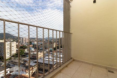 Varanda da sala de apartamento à venda com 2 quartos, 54m² em Engenho de Dentro, Rio de Janeiro