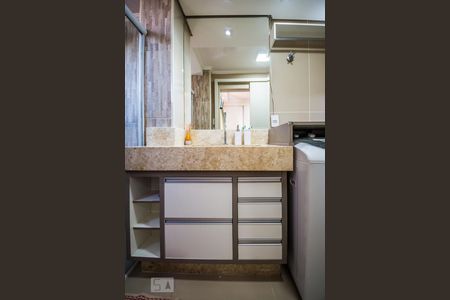 Banheiro da Suíte de apartamento para alugar com 1 quarto, 25m² em Vila Itapura, Campinas