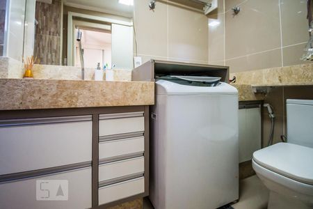 Banheiro da Suíte de apartamento para alugar com 1 quarto, 25m² em Vila Itapura, Campinas