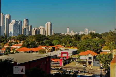 Vista de apartamento à venda com 1 quarto, 50m² em Brooklin Paulista, São Paulo