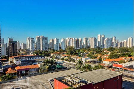 Vista de apartamento à venda com 1 quarto, 50m² em Brooklin Paulista, São Paulo