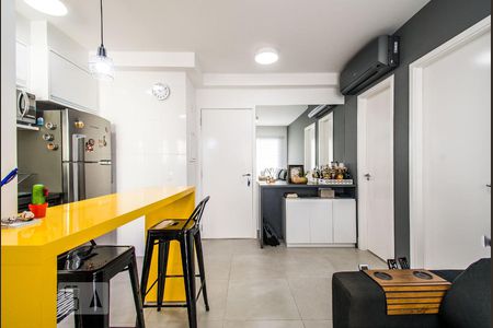 Sala de apartamento à venda com 1 quarto, 35m² em Aclimação, São Paulo