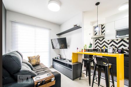 Sala de apartamento à venda com 1 quarto, 35m² em Aclimação, São Paulo