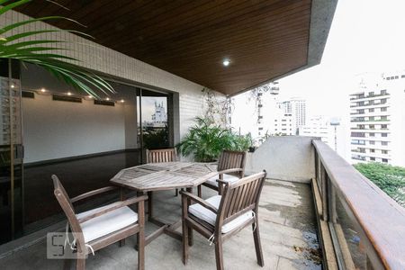 Varanda da Sala 1 de apartamento à venda com 4 quartos, 420m² em Moema, São Paulo