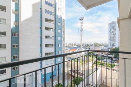 Varanda de apartamento à venda com 2 quartos, 58m² em Vila Valparaíso, Santo André