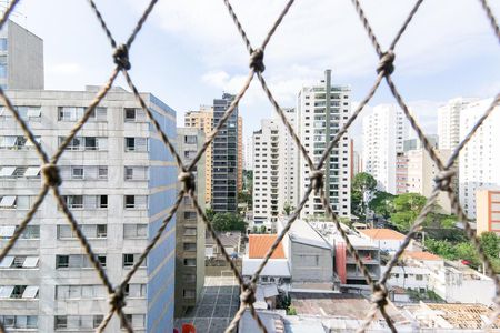 Vista da Varanda da Sala de apartamento à venda com 3 quartos, 123m² em Moema, São Paulo